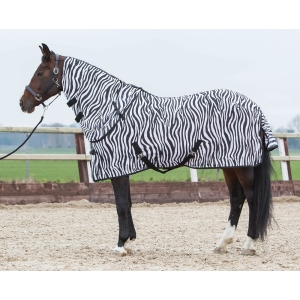 Попона сеточка с капором Harrys Horse Zebra